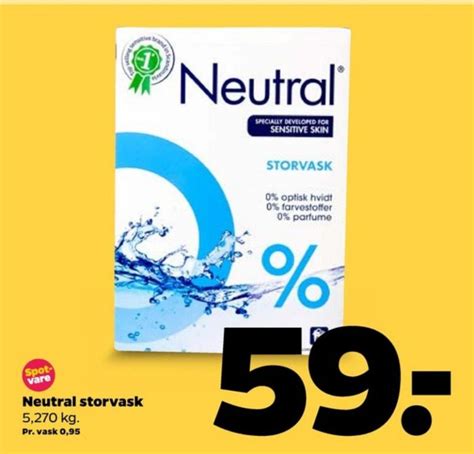 Neutral Vaskepulver Netto 2021 Alle Tilbudsavis