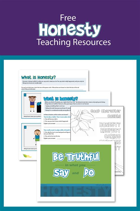 Honesty Worksheets and Teaching Resources