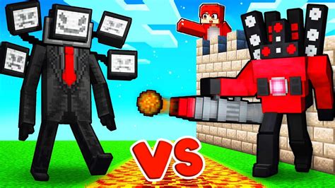 Mutanten Tv Man Vs Lautsprecher Base Minecraft Youtube