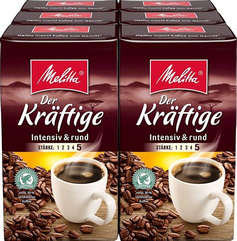 Melitta Der Kr Ftige Intensiv Rund R Stkaffee Gemahlen X G Ab