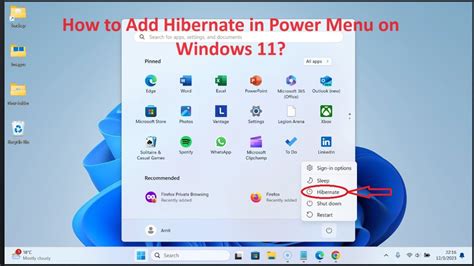 How To Add Hibernate In Power Menu On Windows 11 YouTube