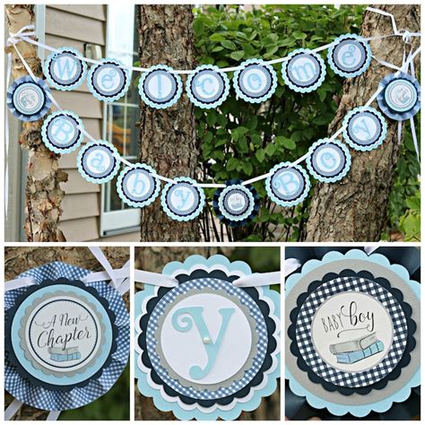 A New Chapter Baby Shower Decorations Babys First Etsy