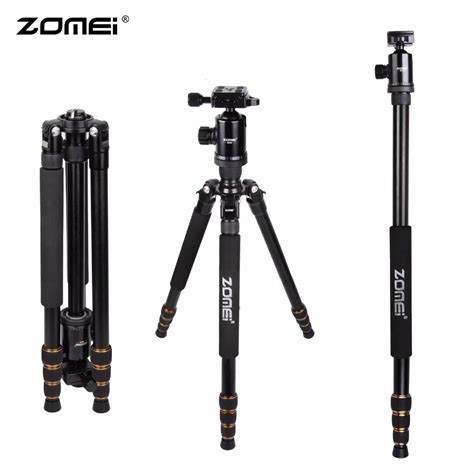 Zomei Tr Pied Professionnel En Aluminium Z Monopode T Te Sph Rique