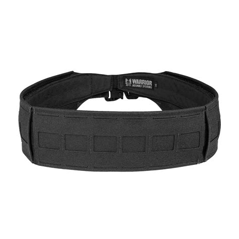 Warrior Assault Laser Cut Low Profile Laser Belt Black W Lc Lplb B Blk