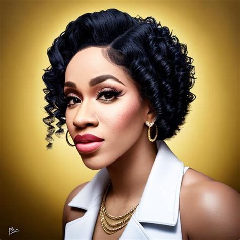 Cardi B Portrait Hyper Realistic Openart