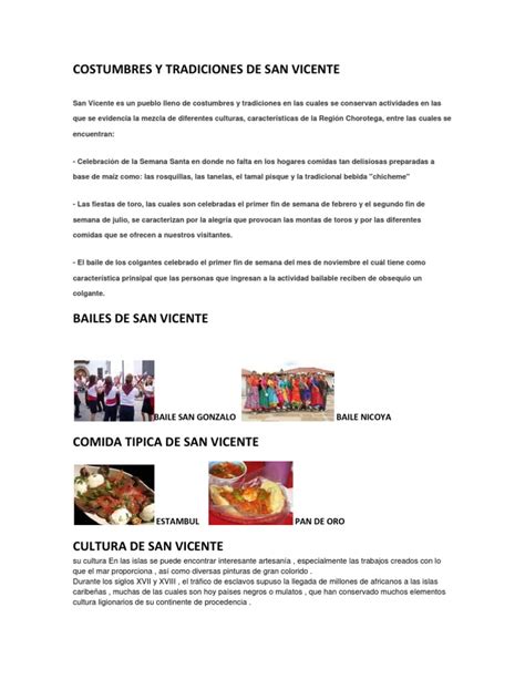 PDF Costumbres Y Tradiciones De San Vicente DOKUMEN TIPS