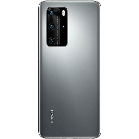 Huawei P40 Pro Dual SIM 256GB 8GB RAM ELS AN00 Frost Silver Amazon De