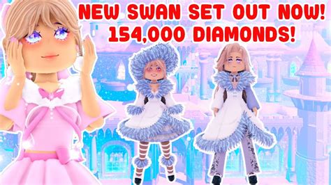 New Swan Set Out Now 154000 Diamonds Royale High New Set Update Out