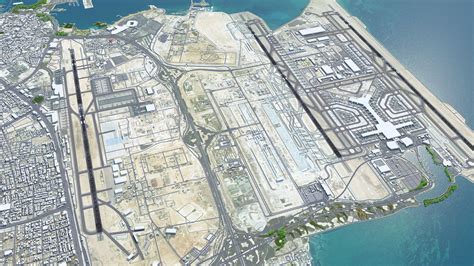 D Model Doha Hamad Airport Km Vr Ar Low Poly Cgtrader