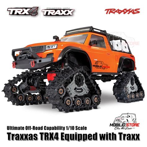 Jual Traxxas TRX4 Equippped Traxx RC Car 1 10 Scale Trail Crawler 4x4