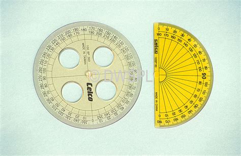 180 And 360 Degree Protractors