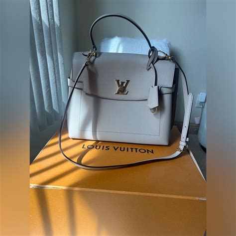 Louis Vuitton Bags Authentic Louis Vuitton Lockme Ever Mm Greige