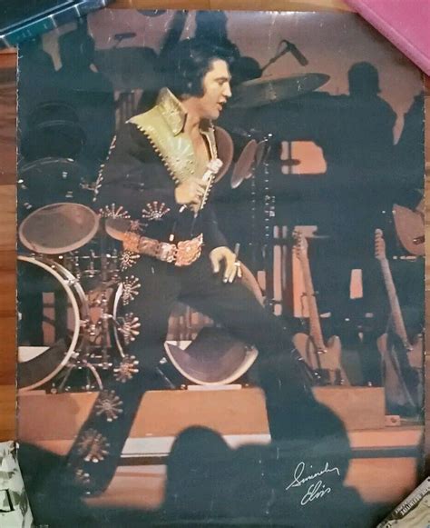 S Elvis Presley Souvenir All Star Shows Concert Poster