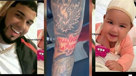 Anuel Aa Se Tat A El Nombre De Su Hermoda Hija Cattleya Y Yailin Queda