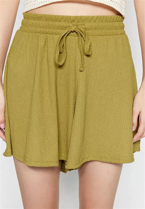 Buy Trendyol Textured Shorts 2024 Online ZALORA