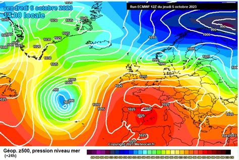 Previsione per venerdì 6 ottobre Bpp Meteo