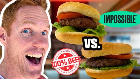 Is The Impossible Burger Better Than Beef We Taste Test 4 Different Burgers To Find Out Youtube