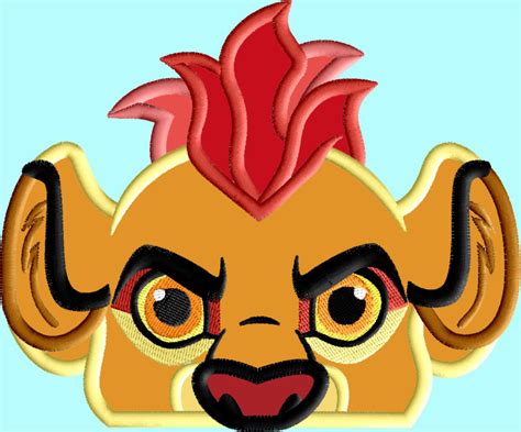 Lion Prince Protector Peeker Applique Design With Lion Logo 2 Designs