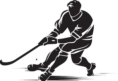 Rink Royalty Hockey Player Vector Premium Ai Generated Vector