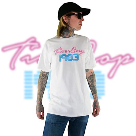 Logo White T Shirt Timecop1983