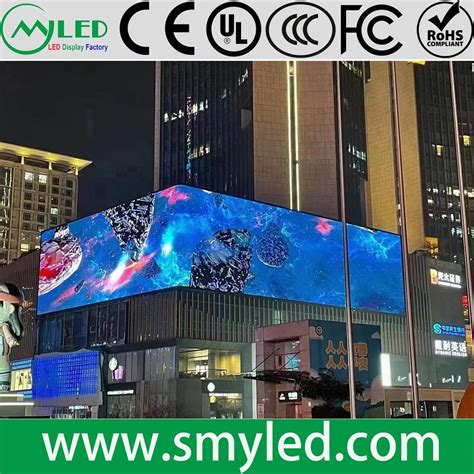 Shopping Plaza P Advertisement Outdoor Naked Eye D Led Display Screen