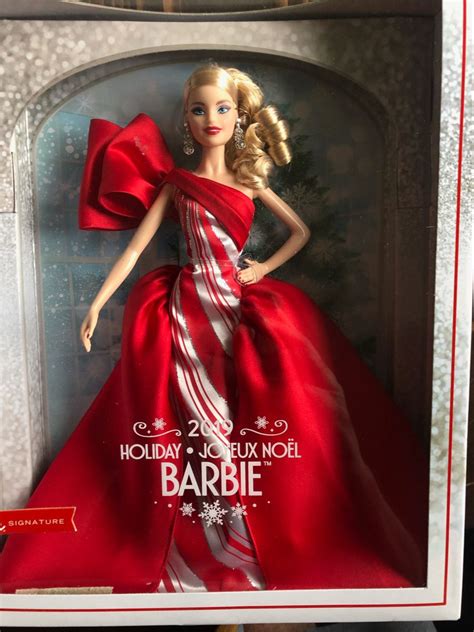 Holiday Barbie Blonde Holiday Barbie Dolls Christmas Barbie Dolls Holiday Barbie