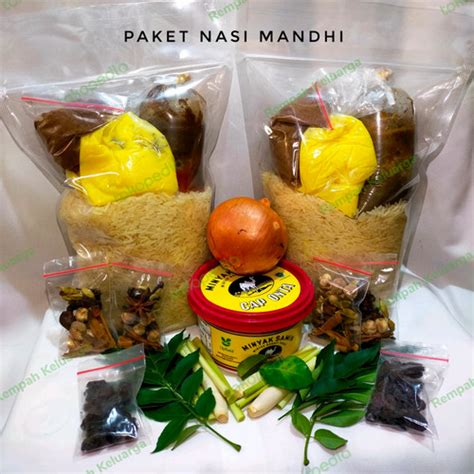 Jual Beras Basmati 500gram Lengkap Dengan Bumbu Mandhi Nasi Mandhi