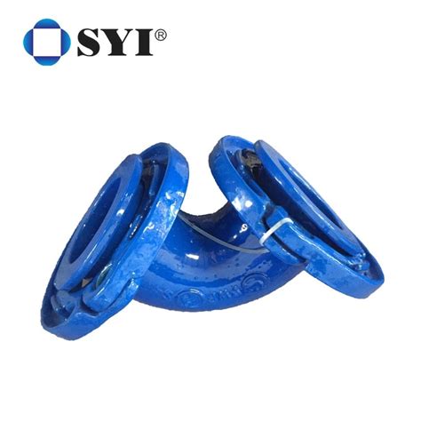 Pn10 Pn16 Epoxy Coating Double Loosing Flanged Ductile Iron Pipe Fittings For Industry Flanged