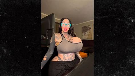 Instagram Models Massive 38j Breast Implant Bursts