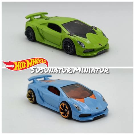 Hot Wheels Lamborghini Sesto Elemento Loose 1 64 HW 2015 2020 Miniature Shopee Malaysia