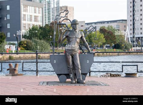 From Pit To Port Bronze Statue Of A Welsh Coal Miner By John Clinch