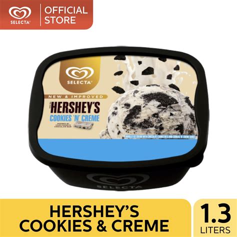 Selecta Hershey S Cookies And Cream Ice Cream 1 3L Shopee Philippines