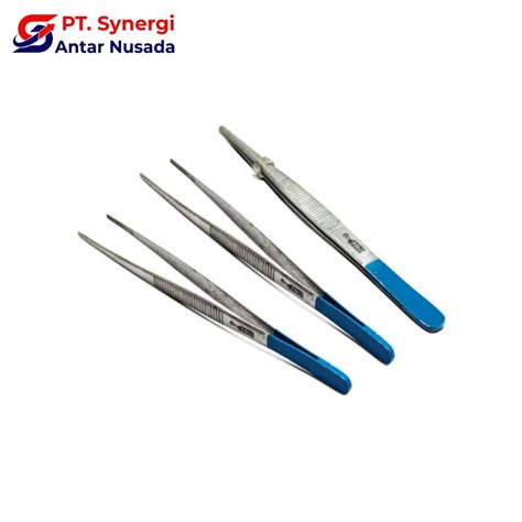Pinset Anatomi 12,5cm Biru - Distributor Instansi Pemerintah dan Swasta