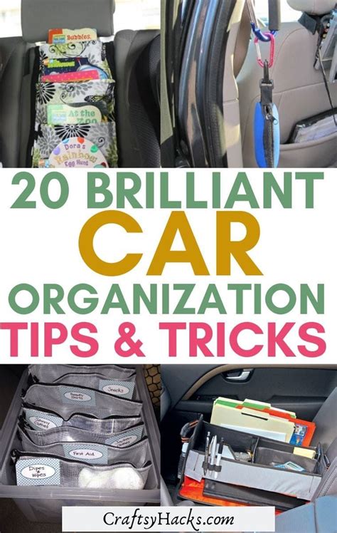 Lazy Car Organization Hacks Artofit