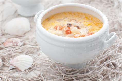 Recette soupe de crabe au maïs Marie Claire