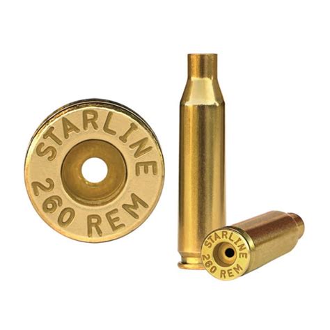 Starline Brass 260 Remington Unprimed Bag Of 100 Graf And Sons