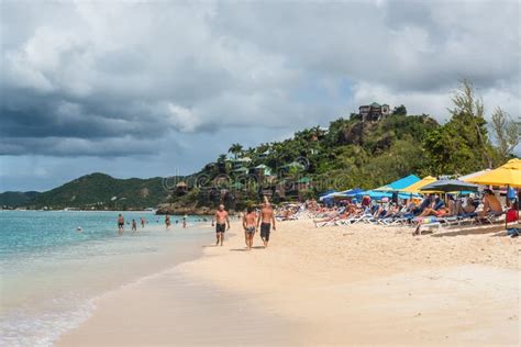 Valley Church Beach at Antigua Island, Antigua and Barbuda Editorial ...