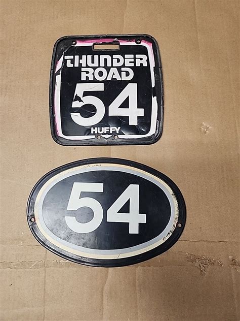 Vintage 1970s Huffy Thunder Road BMX Bicycle Front Plate 54 EBay