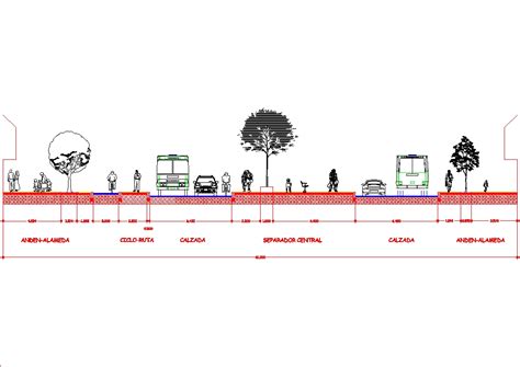 Perfil Vial En AutoCAD Descargar CAD 538 54 KB Bibliocad