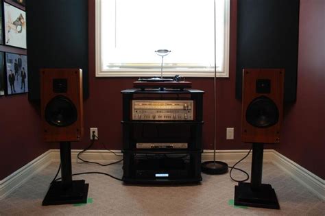 Listening Room Installed Acoustic Panels AudioKarma Org Home Audio