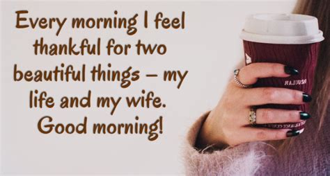 Good Morning Message For Wife - (Sweet Morning Quotes & Wishes)