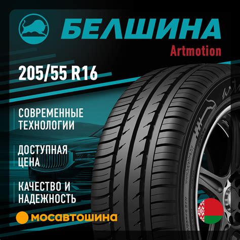 Шины Белшина Artmotion 205/55 R16 91H
