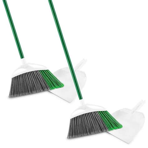 Reviews For Libman 15 In Extra Large Precision Angle Broom And Dustpan Set With Steel Handle 2