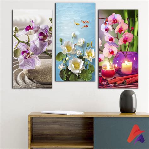 Jual HIASAN DINDING BUNGA INDAH AESTHETIC 15X30 CM PAJANGAN WALL