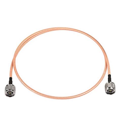 Eightwood N Male To N Male Jumper RG400 Low Loss Coaxial Cable 3 Feet