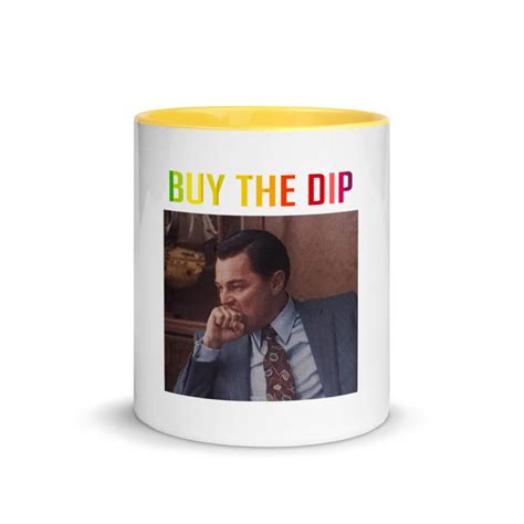 Buy the Dip Meme Coffee Mug for Business Investor Cute - Etsy