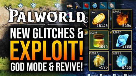 Palworld 5 GLITCHES God Mode Money Glitch AFTER PATCH YouTube