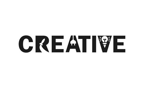 Creative negative space logo on Behance