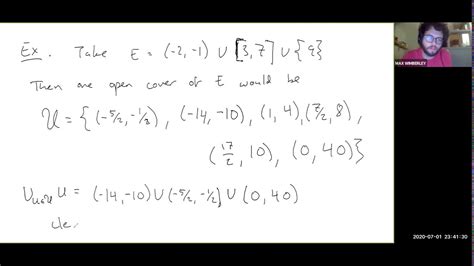 Lecture Compactness And The Heine Borel Theorem Youtube