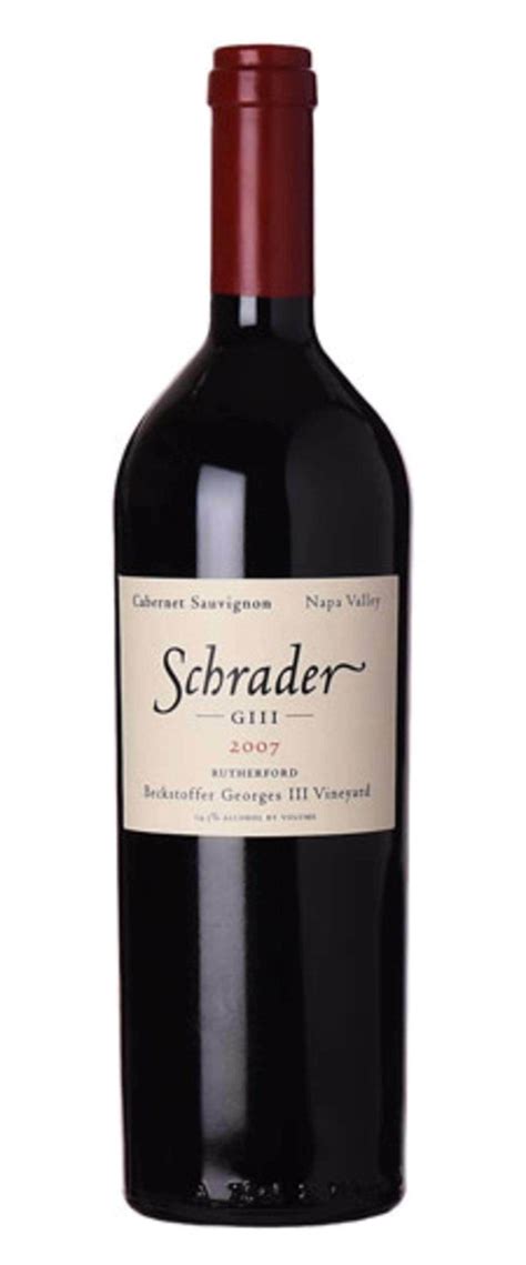 Schrader Beckstoffer Georges Iii Napa Valley Cabernet Sauvignon Library